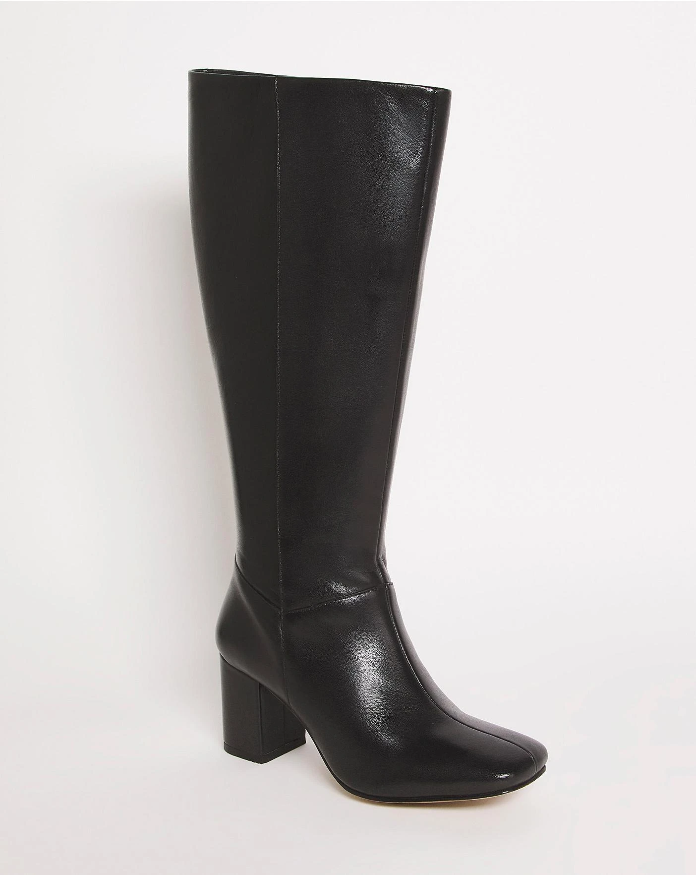 Leather High Leg Boot EEE Super Curvy 3 Leather High Leg Boot EEE Super Curvy - Image 3