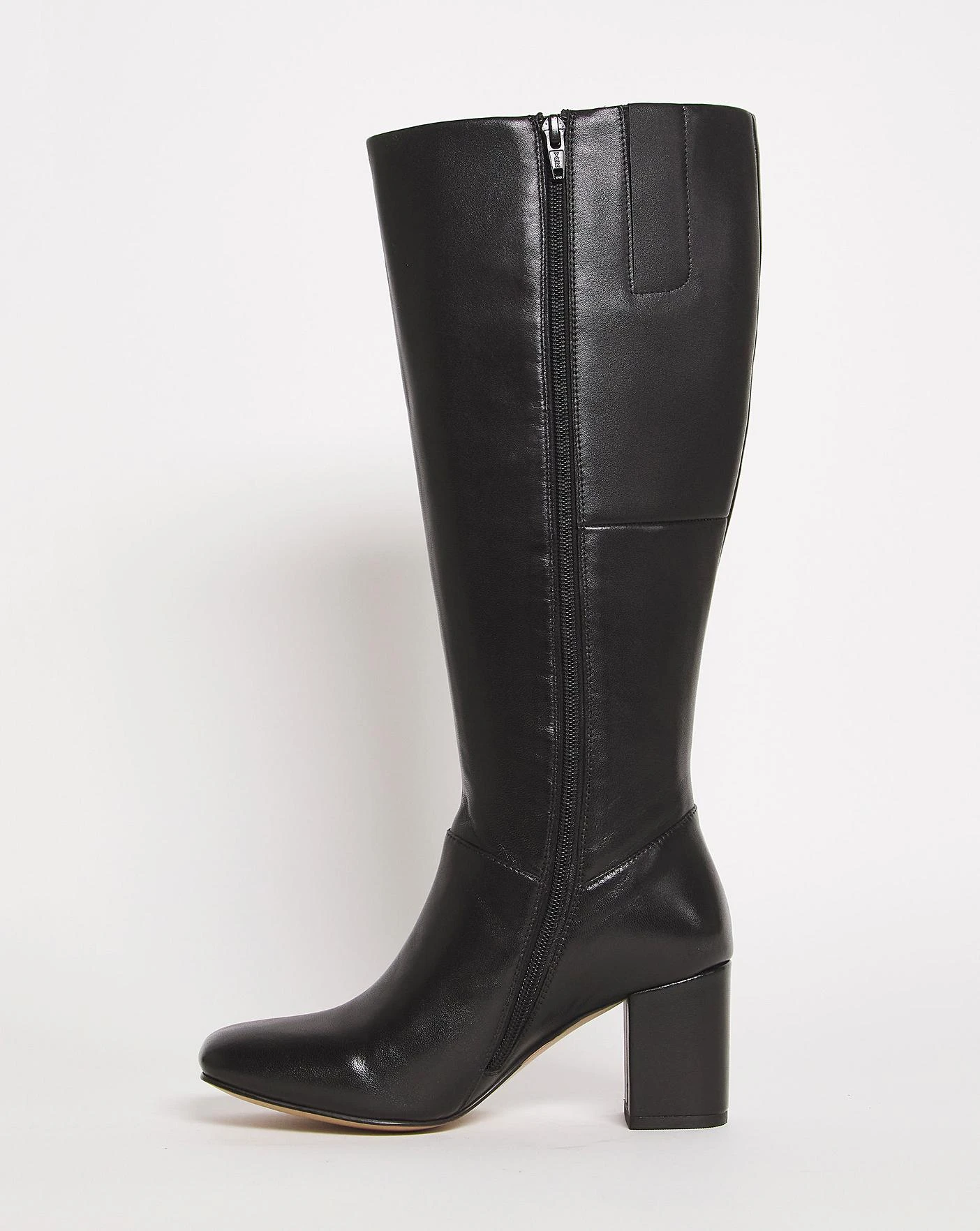 Leather High Leg Boot EEE Super Curvy 4 Leather High Leg Boot EEE Super Curvy - Image 4