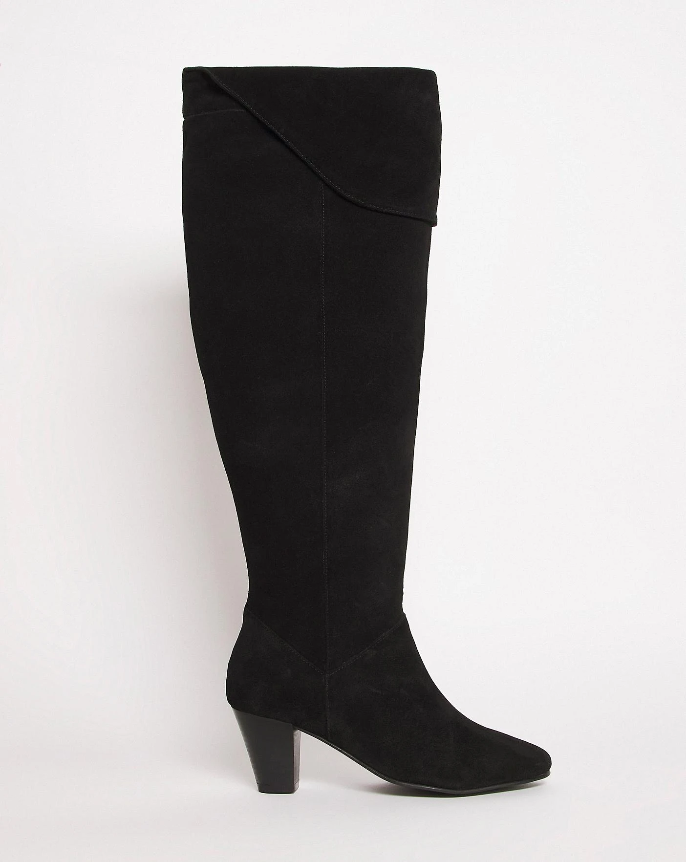 Suede Over Knee Boot E Fit Standard Calf 2 Suede Over Knee Boot E Fit Standard Calf - Image 2