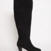 Suede Over Knee Boot EEE Fit Std Calf