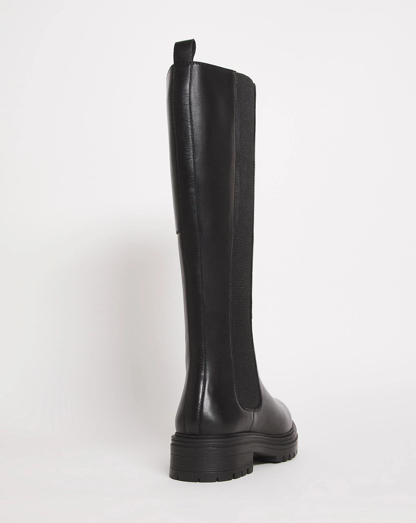 Leather Chunky Chelsea EEE Fit Std Calf 3 Leather Chunky Chelsea EEE Fit Std Calf - Image 3