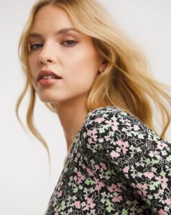 Soft Touch Jersey V-Neck A-Line Dress -JD Williams Shop x01rn156741w