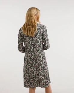 Soft Touch Jersey V-Neck A-Line Dress -JD Williams Shop x01rn156743w