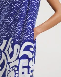 Border Print Linen Shift Dress 6 Border Print Linen Shift Dress -JD Williams Shop x01rn172731w