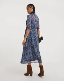 Midi Tea Dress With Frill Detail 6 Midi Tea Dress With Frill Detail -JD Williams Shop x01rn532726w