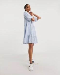 Smock Sun Dress With Puff Sleeves -JD Williams Shop x01rn605728w