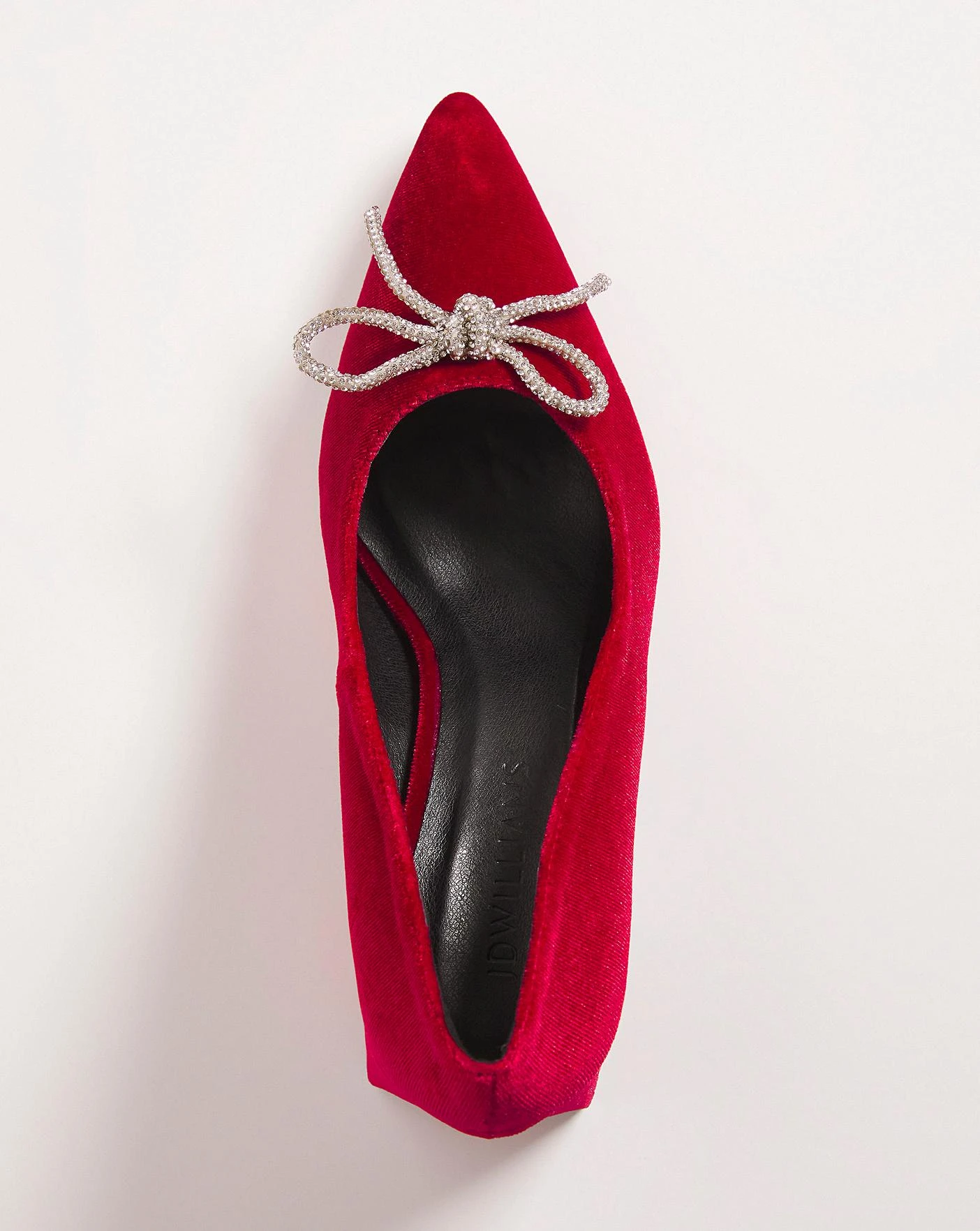 Velvet Block Heel Shoe E Fit 3 Velvet Block Heel Shoe E Fit - Image 3