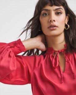 Satin Tie Neck Top 6 Satin Tie Neck Top -JD Williams Shop x01tu125762w