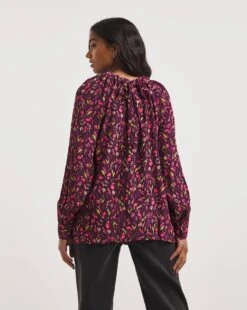 Ruched Tie Neck Top 7 Ruched Tie Neck Top -JD Williams Shop x01tu145733w