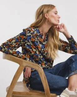 Dipped Back Viscose Shirt -JD Williams Shop x01tu194732w