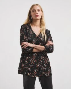 JD Williams Shop 24 Shirred Shoulder Top