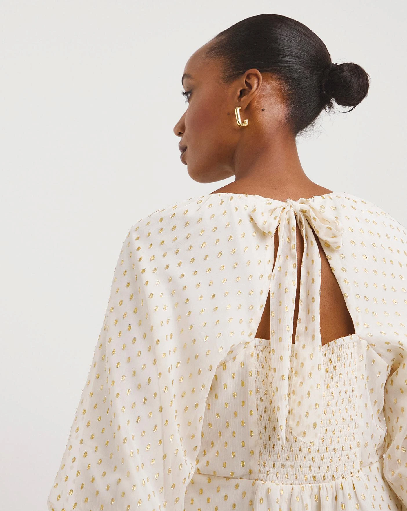 Lurex Exposed Back Dobby Swing Top 1 Lurex Exposed Back Dobby Swing Top