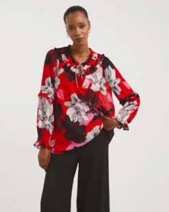 Pleated Collar Blouse