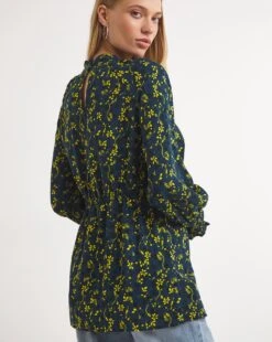 High Twist Neck Long Sleeve Top -JD Williams Shop x01tu288752w