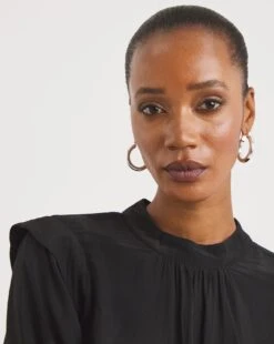 Shoulder Detail High Neck Top -JD Williams Shop x01tu298747w