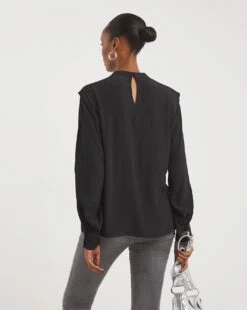 Shoulder Detail High Neck Top -JD Williams Shop x01tu298748w