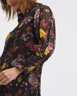 Shirt With Extreme Shirred Cuff -JD Williams Shop x01tu406737w