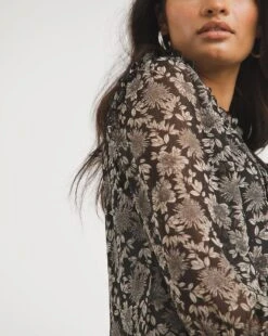 Lace Trim Frill Detail Blouse -JD Williams Shop x01tu495707w