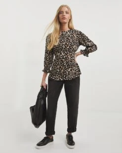 Animal Print Tea Top -JD Williams Shop x01tu593738w