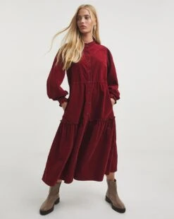 Midaxi Western Cord Dress