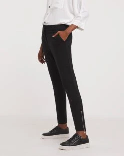 Ponte Tapered Trouser With Trim Zip -JD Williams Shop x01zb995741w