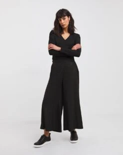 Foil Print Soft Touch Wide Ankle Grazer