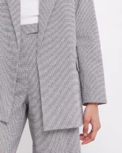 Premium Linen Micro Check Blazer -JD Williams Shop x01zv163750w