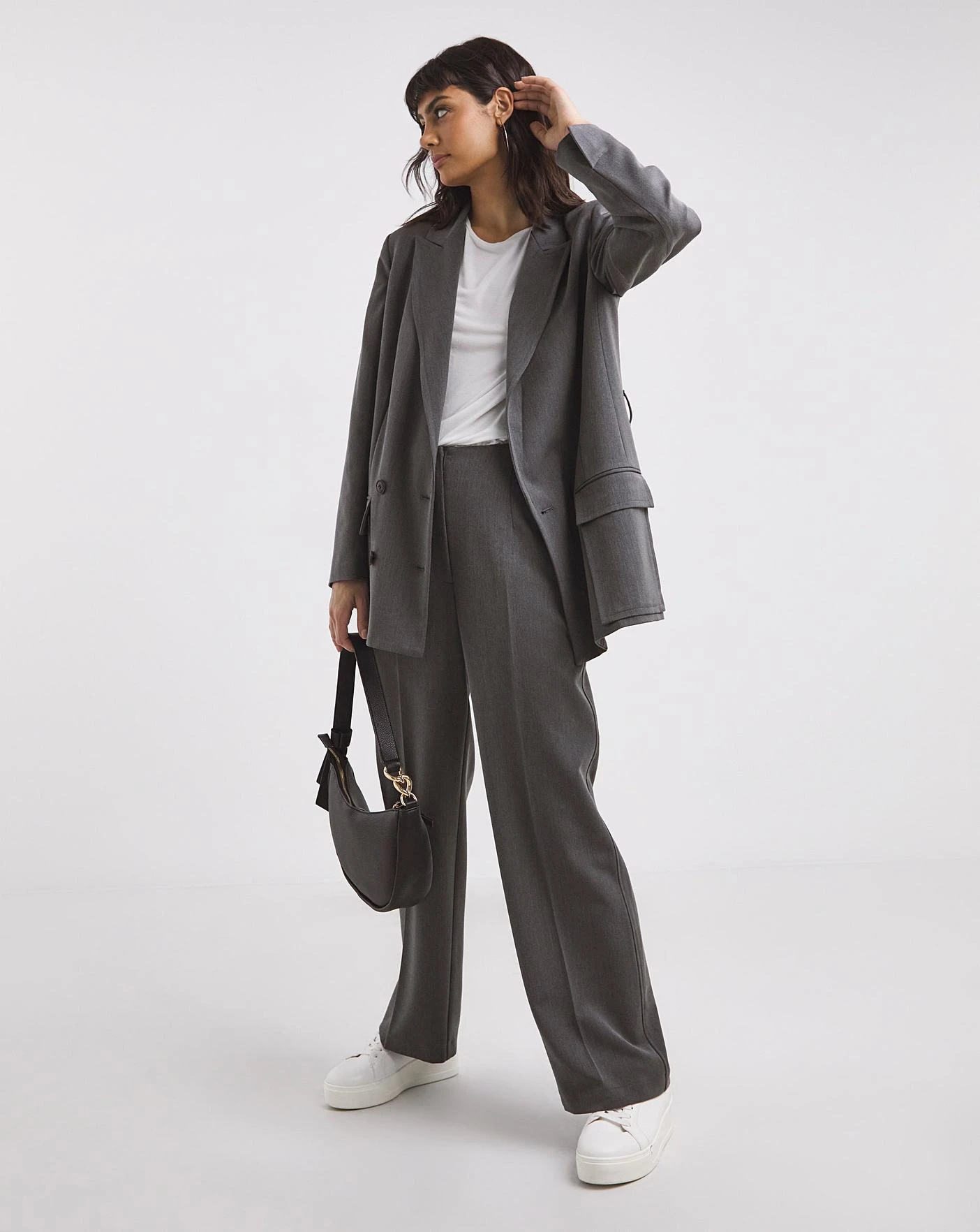 Tie Waist Double Breasted Blazer 4 Tie Waist Double Breasted Blazer - Image 4