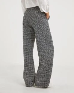 Mono Check Wide Leg Trousers -JD Williams Shop x01zv725707w
