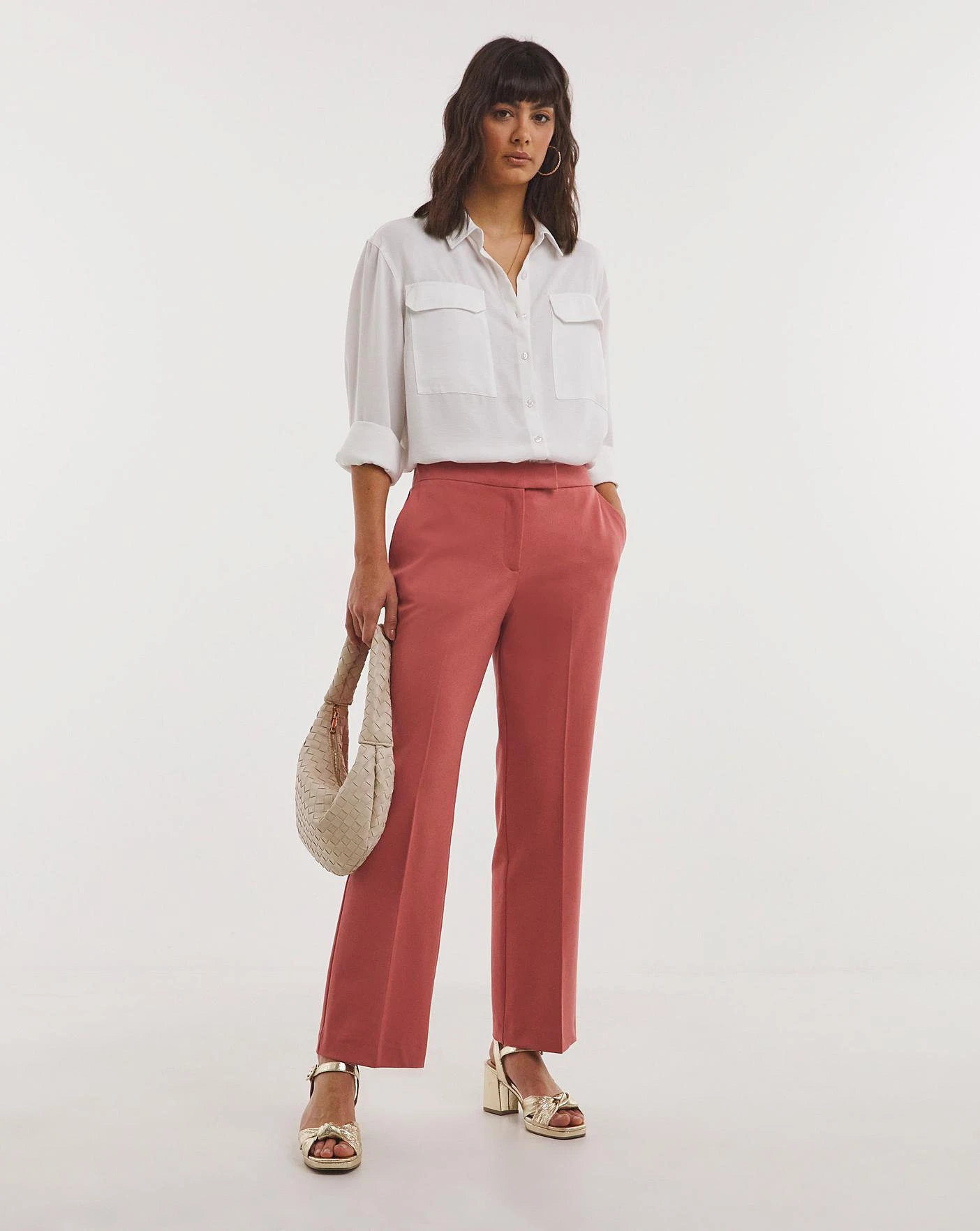 Rose Straight Leg Trousers 1 Rose Straight Leg Trousers