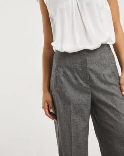 Charcoal Marl Grown On Waist Trouser -JD Williams Shop x01zv833723w