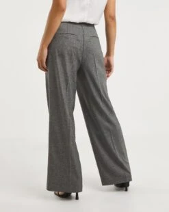 Charcoal Marl Grown On Waist Trouser -JD Williams Shop x01zv833724w