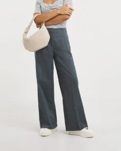 Grown On Waist Wide Leg Trouser -JD Williams Shop x01zv839721w