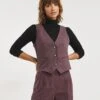 Plum Marl Waistcoat