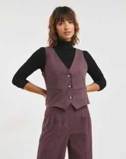 Plum Marl Waistcoat