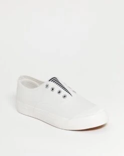Canvas Slip On Shoe E Fit -JD Williams Shop y01aw238738s