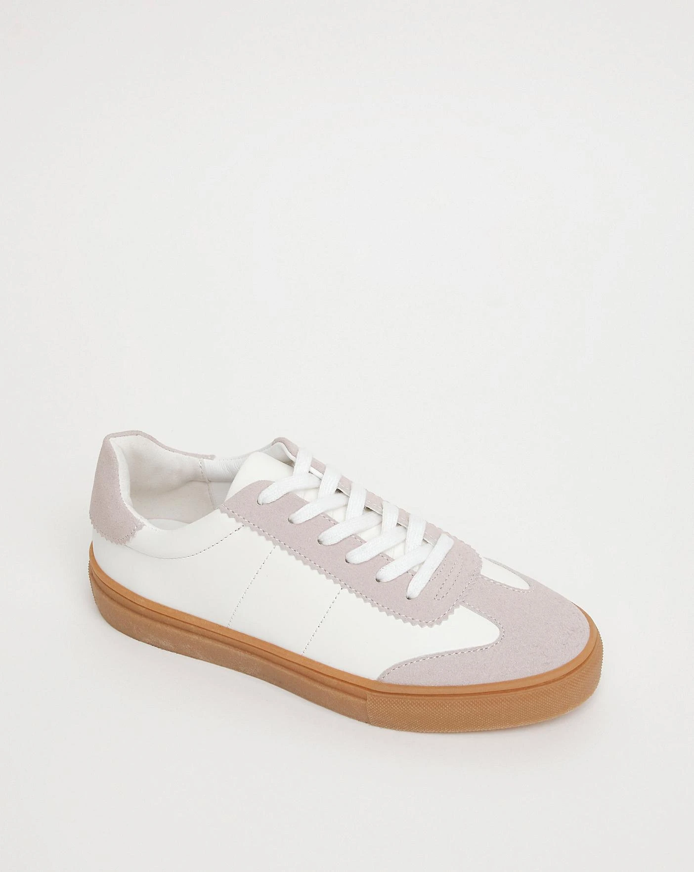 Lace Trainer With Gum Sole EEE Fit 3 Lace Trainer With Gum Sole EEE Fit - Image 3