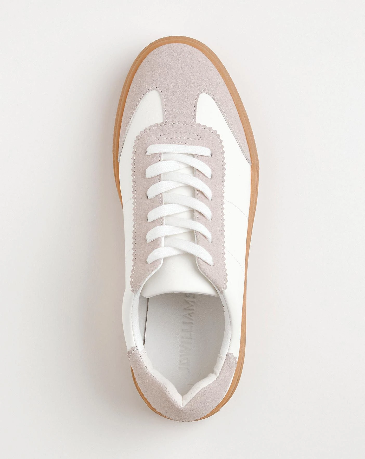 Lace Trainer With Gum Sole EEE Fit 2 Lace Trainer With Gum Sole EEE Fit - Image 2