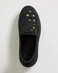 Twin Gusset Embroidered Slipper EEE Fit -JD Williams Shop y01dj771720s