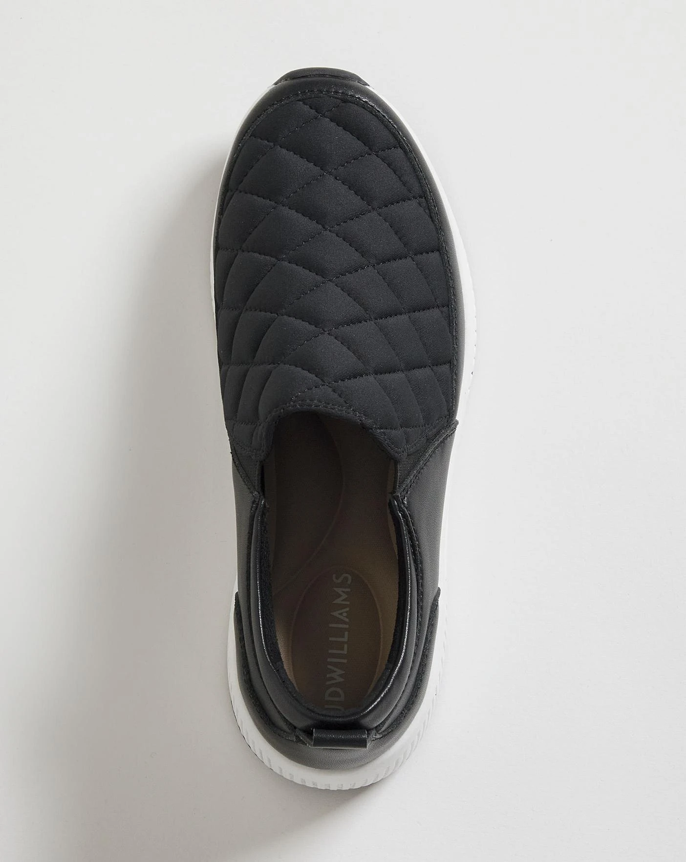 Quilted Slip On Shoe E Fit 3 Quilted Slip On Shoe E Fit - Image 3