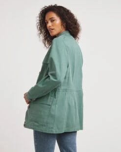 Green Utility Jacket -JD Williams Shop y01dr020723w