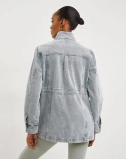 Light Blue Utility Denim Jacket 7 Light Blue Utility Denim Jacket -JD Williams Shop y01fc175708w