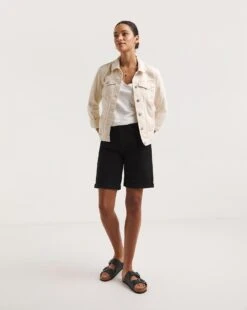 Ecru Western Denim Jacket -JD Williams Shop y01fc614731w