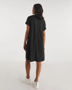 Black Soft Touch Jersey A-Line Dress 12 Black Soft Touch Jersey A-Line Dress -JD Williams Shop y01fh410742w
