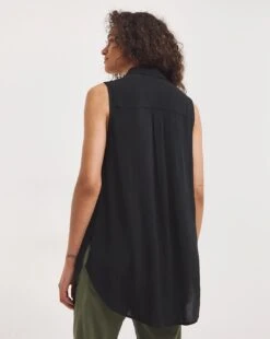 Crinkle Dipped Back Blouse -JD Williams Shop y01fv469739w