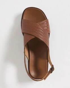 Leather Crossover Sandal E Fit 6 Leather Crossover Sandal E Fit -JD Williams Shop y01fw394766s
