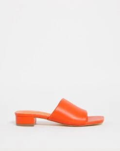 Low Heeled Mule EEE Fit