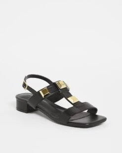 Stud Detail Low Heeled Sandal EEE Fit -JD Williams Shop y01fw542729s