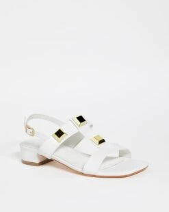 Stud Detail Low Heeled Sandal E Fit -JD Williams Shop y01fw542732s