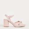 Knotted Vamp Platform Sandal EEE Fit